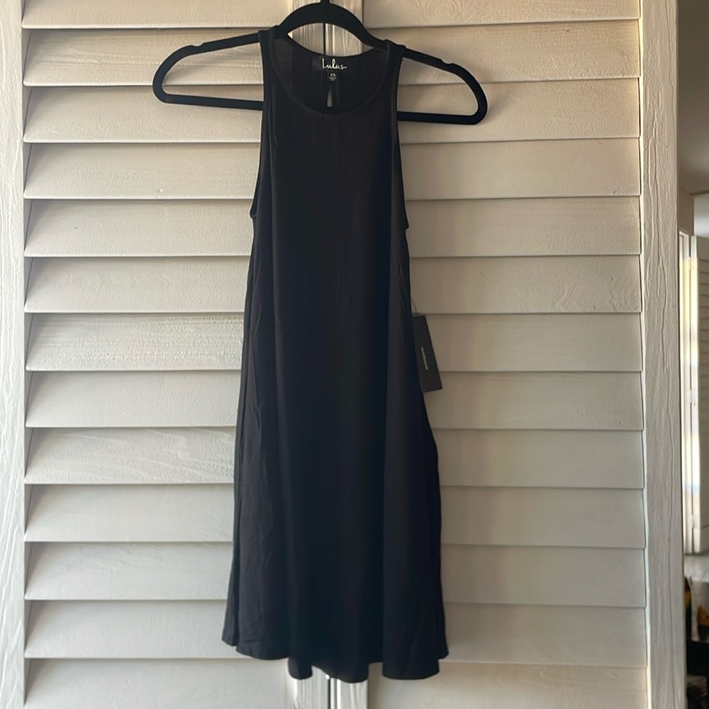 Lulus basic black dress NWT
